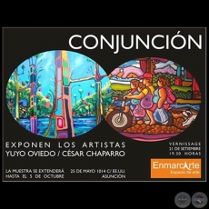 Conjuncin - Exposicin de Yuyo Oviedo y Csar Chaparro - Jueves 21 de Setiembre de 2017